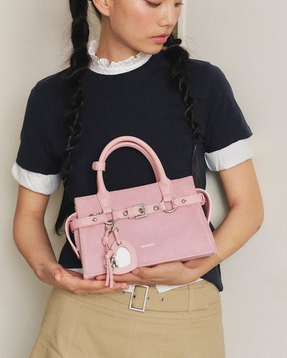 Ballet Princess Suede Crossbody Bag