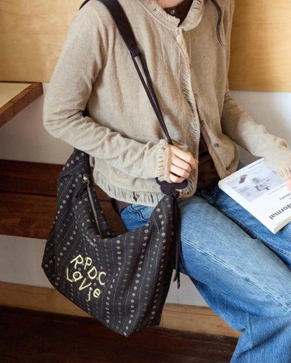 Crescent Butterfly Crossbody Bag