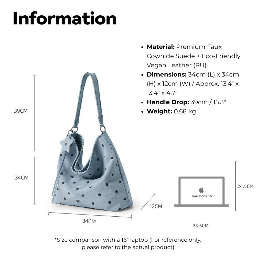 The Nomad Vibe Suede Hobo Tote